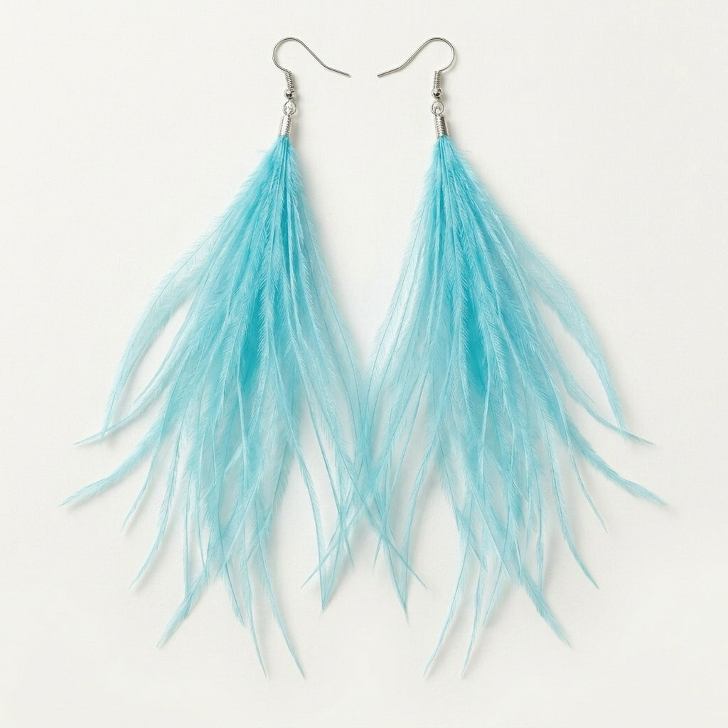 Ostrich Earrings