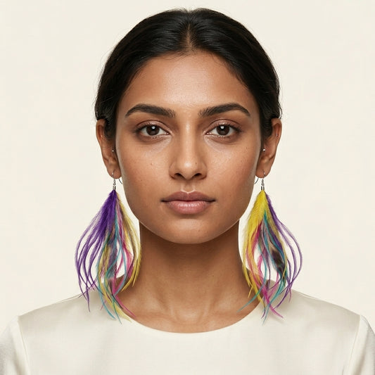 Ostrich Earrings