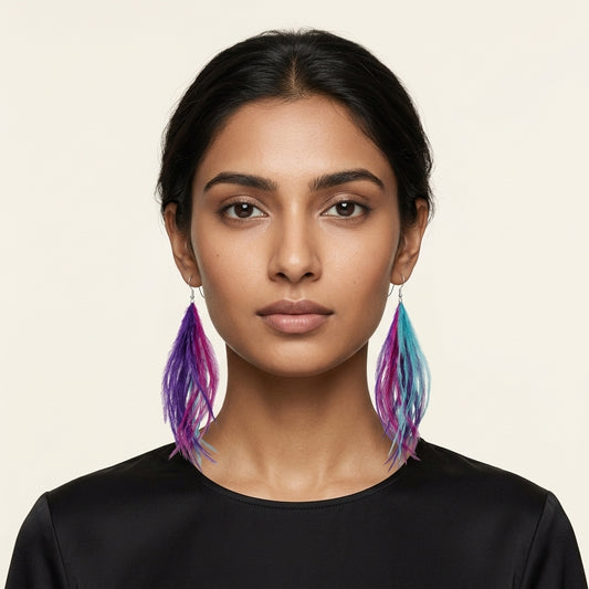 Ostrich Earrings