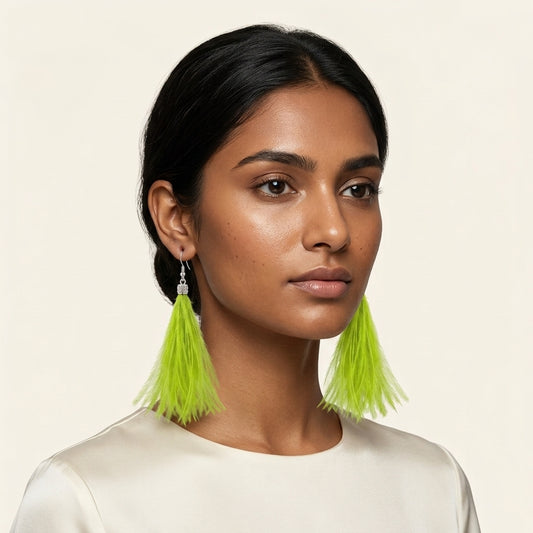 Ostrich Earrings