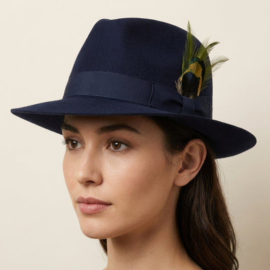 Pheasant & Hackle Feather Hat Pin