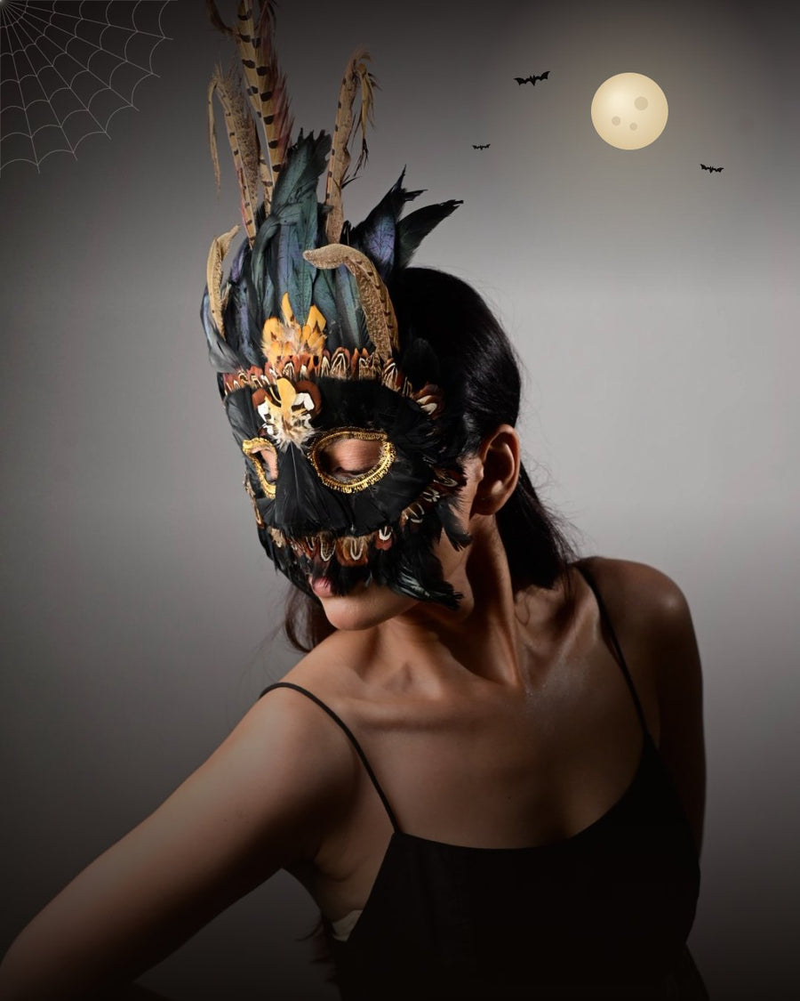 Feather masks