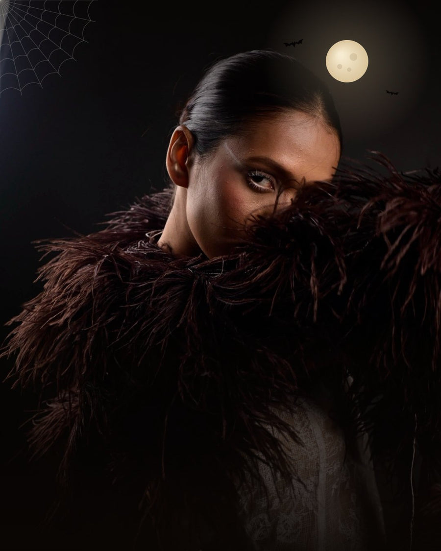 Ostrich & coque boas